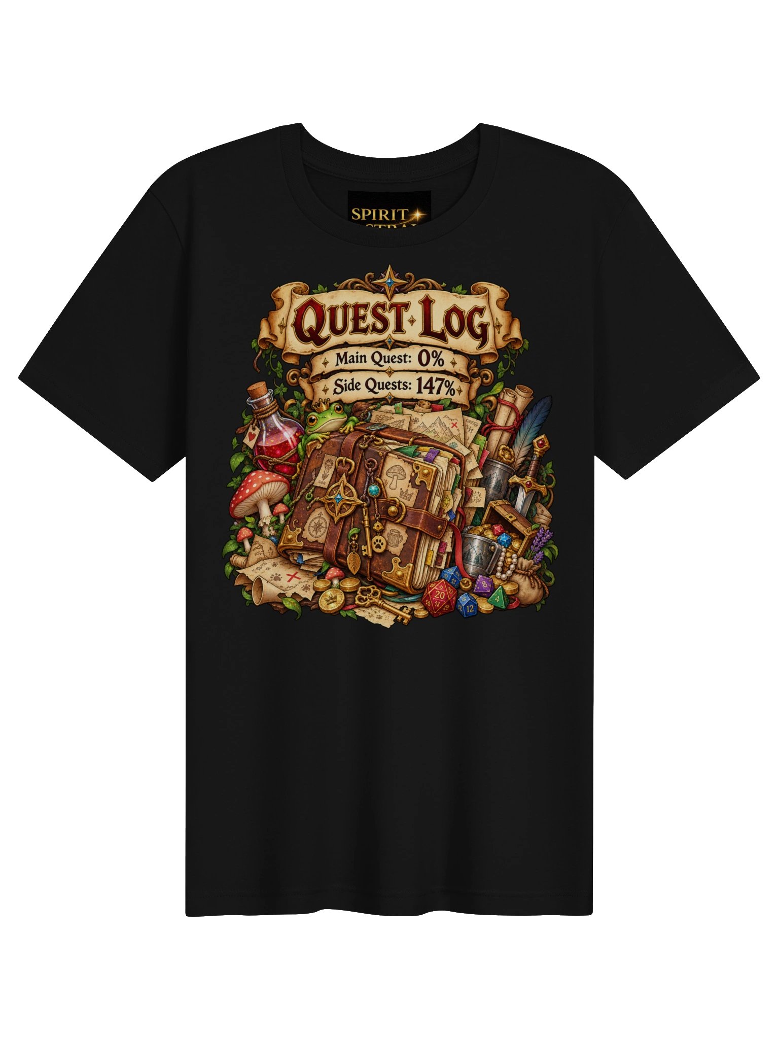 Quest Log Adventure RPG Tee product image (8)