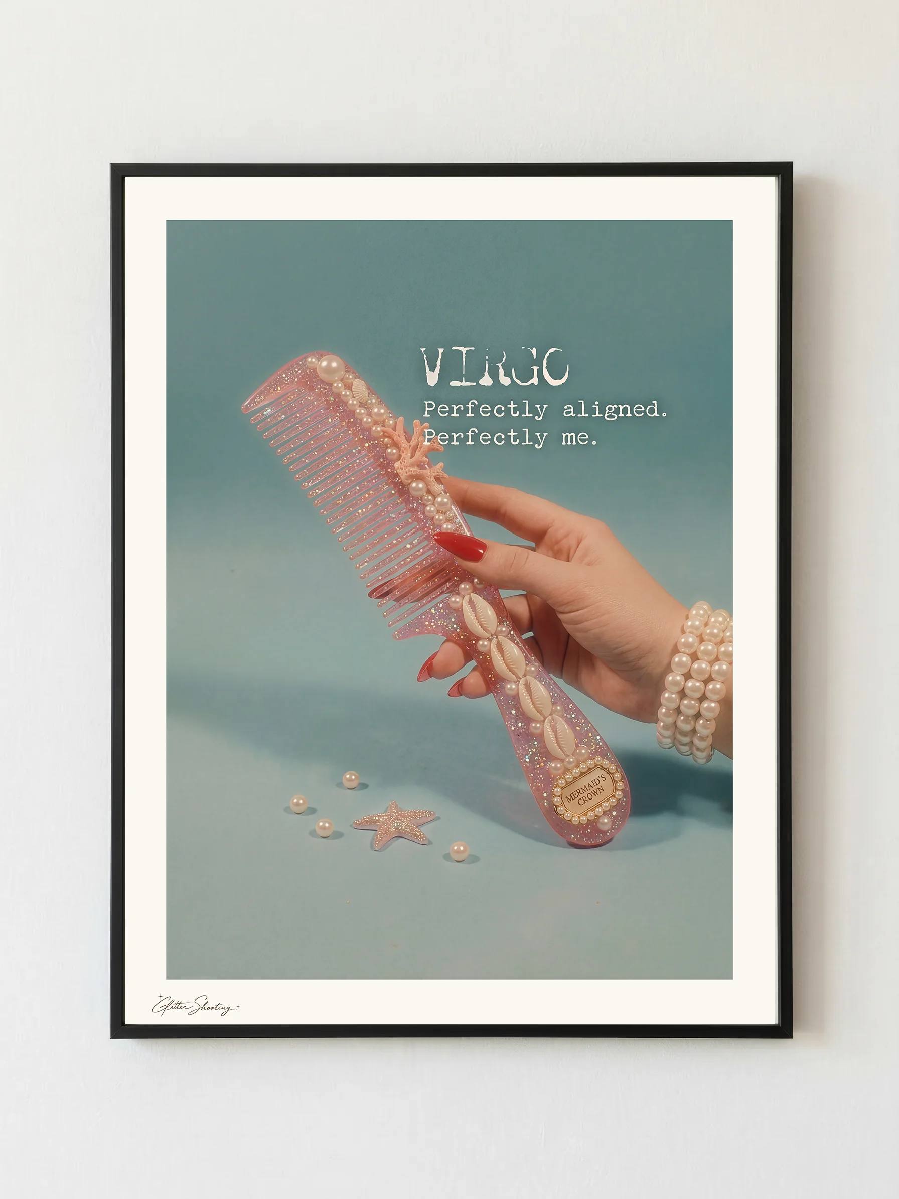 Virgo Mermaid Zodiac Art Print product image (2)