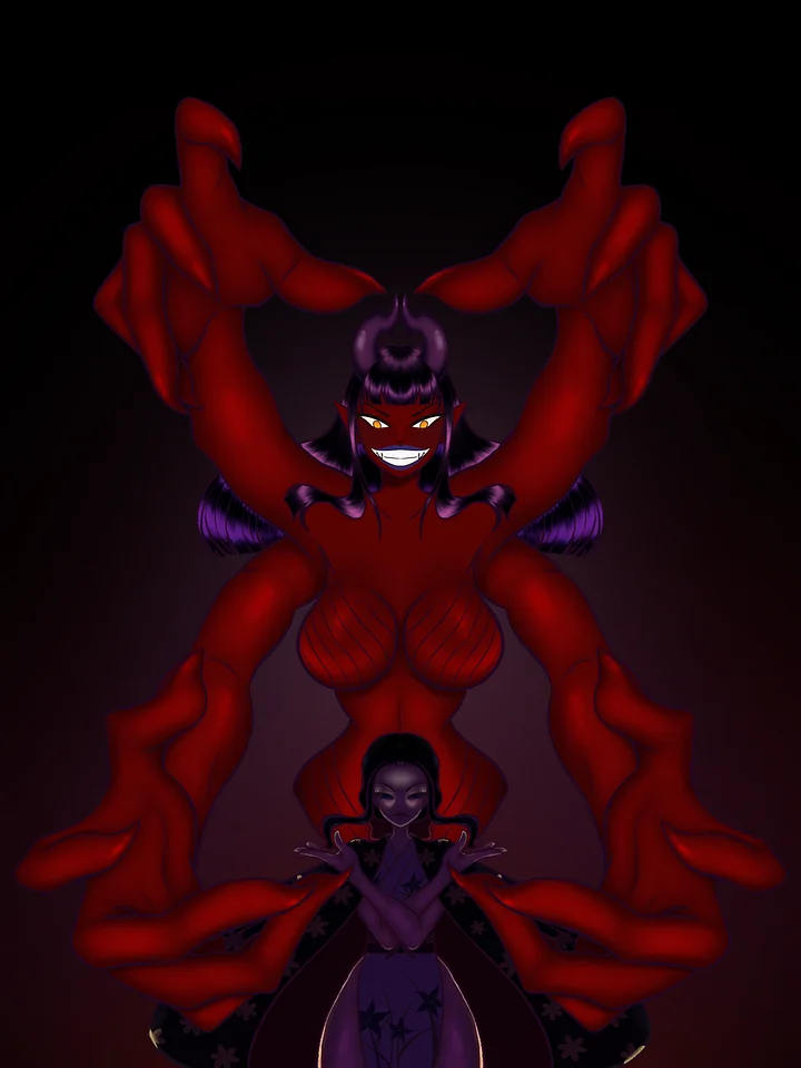 Demon Robin Print product image (1)