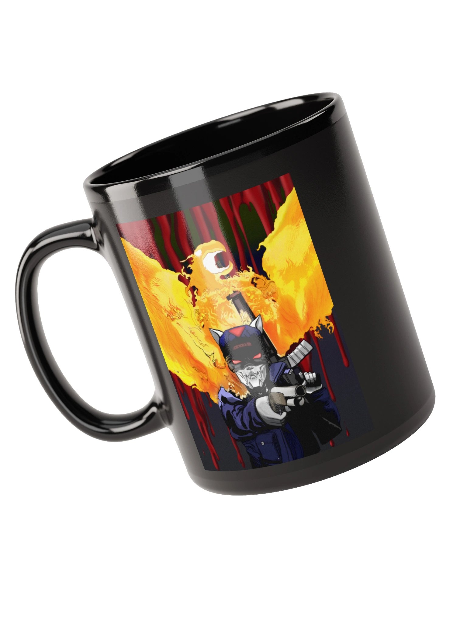 METALIKAT TERMINATOR Black Glossy Mug product image (5)