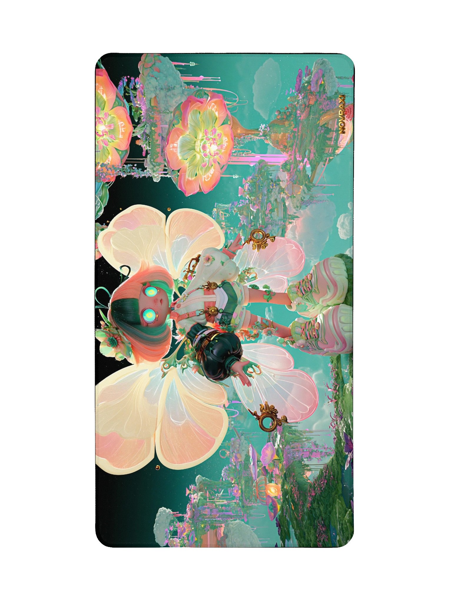 Dreamsprout × Cloud Bloom Keeper | XL Gaming Desk Mat product image (3)
