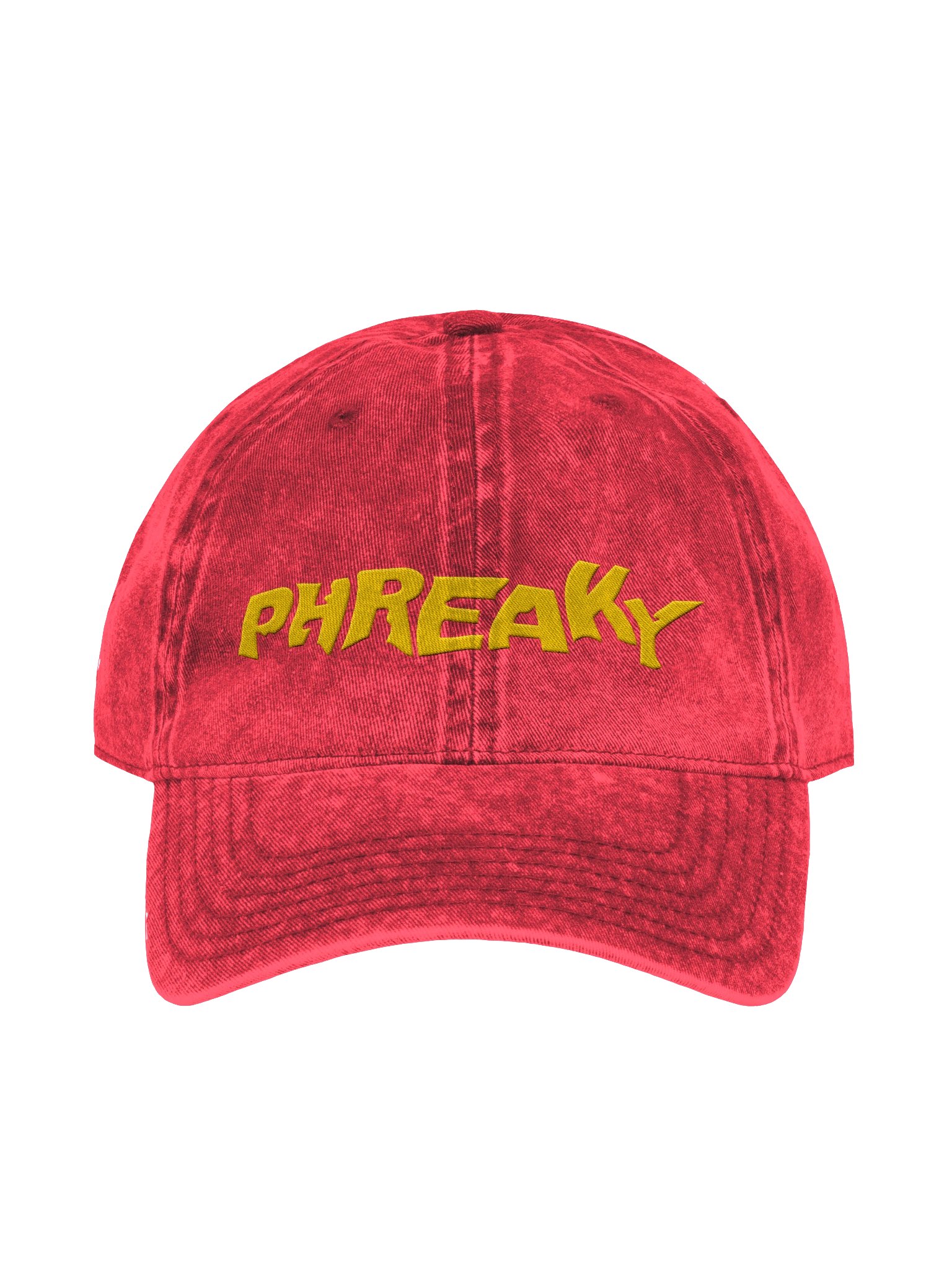 PHREAKY Vintage Wash Embroidery Hat product image (12)