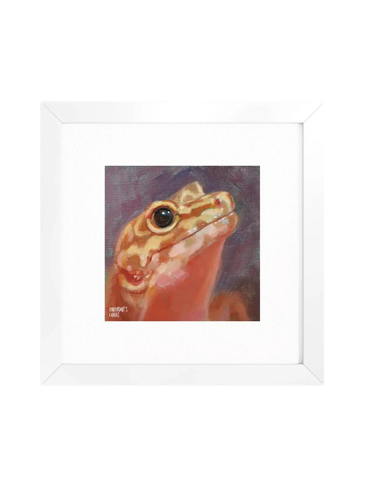 Framed Leopard Gecko Print - Painted Live 3/2/2026 product image (3)