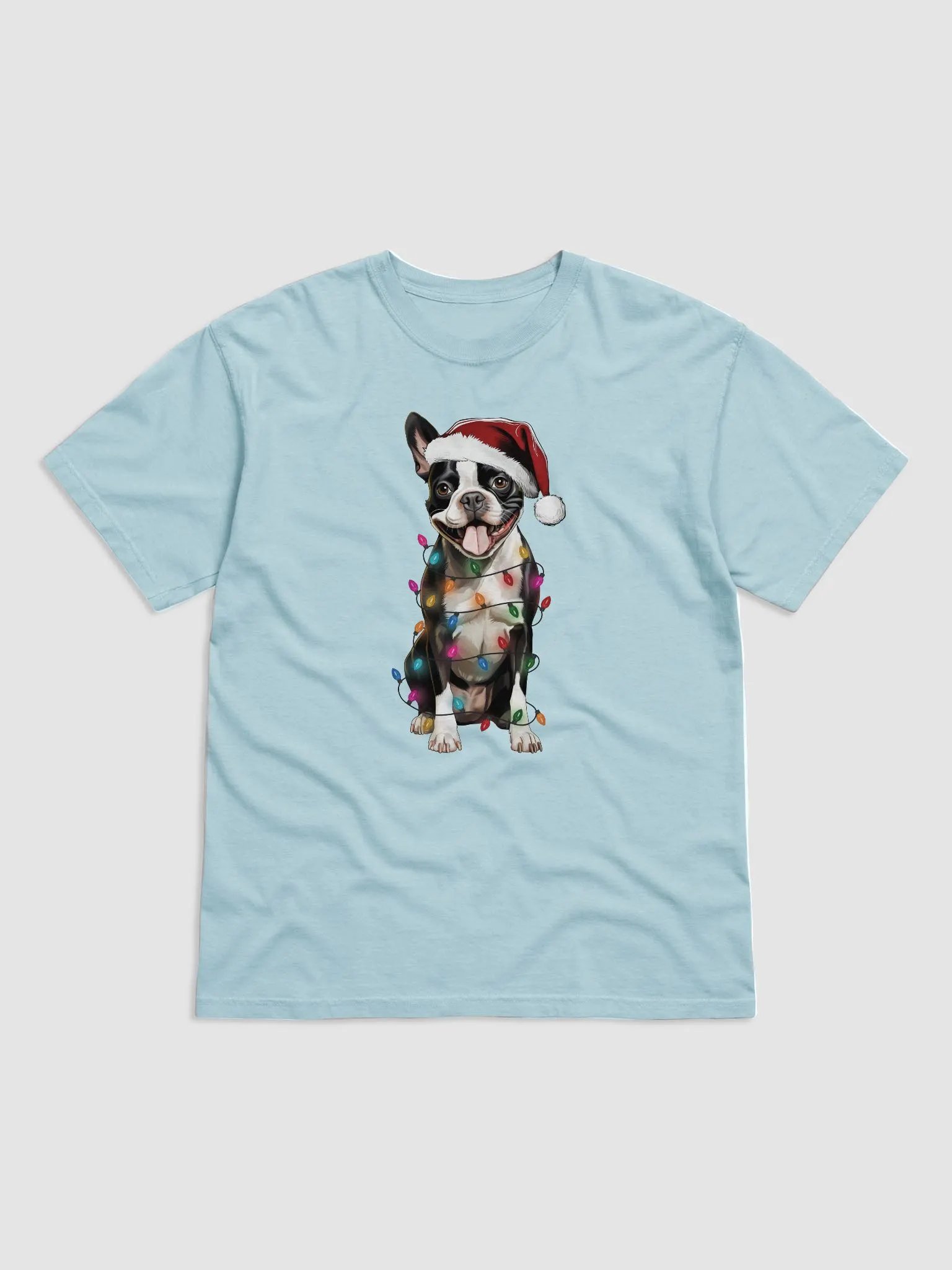 Funny Boston Terrier Christmas T-Shirt for Bostie Paw-rents product image (14)