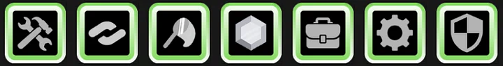 Green and White Role Icons product image (1)