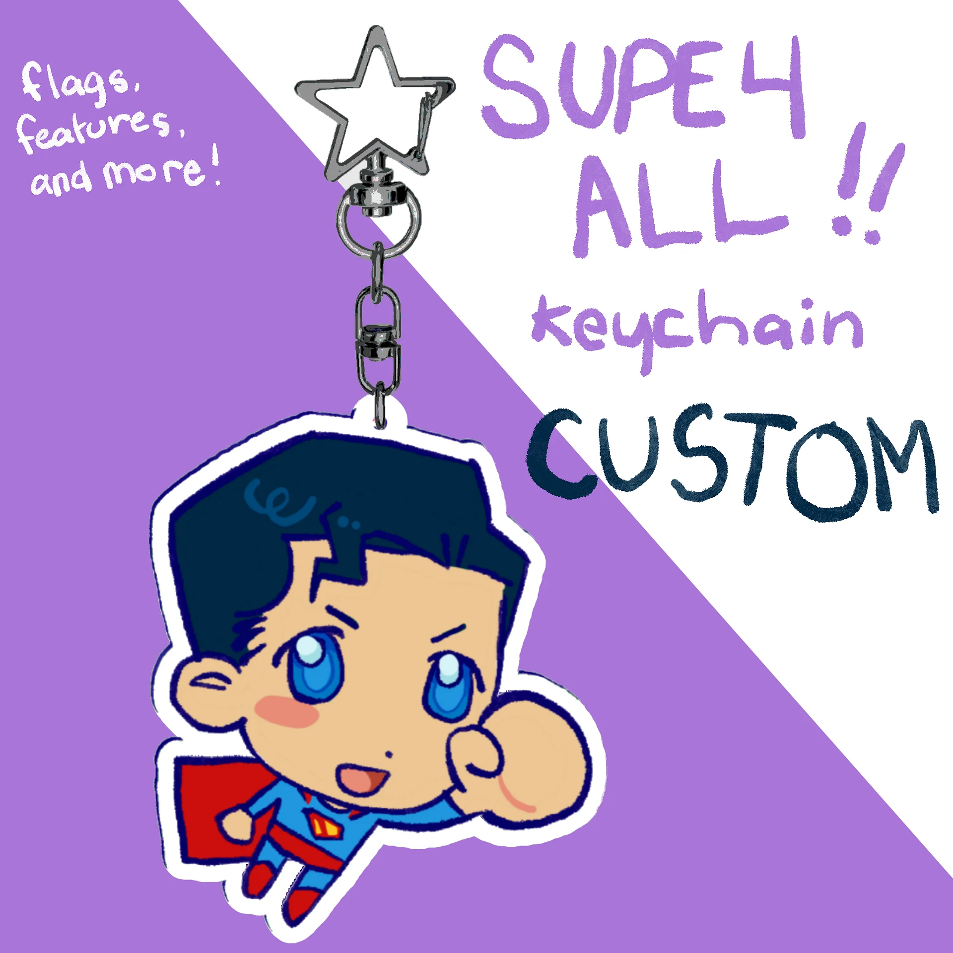 SUPERMAN4ALL - keychain design CUSTOMS product image (1)