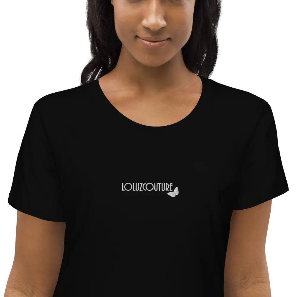 LOLUZCOUTURE Embroidered Organic Fitted Tee product image (9)