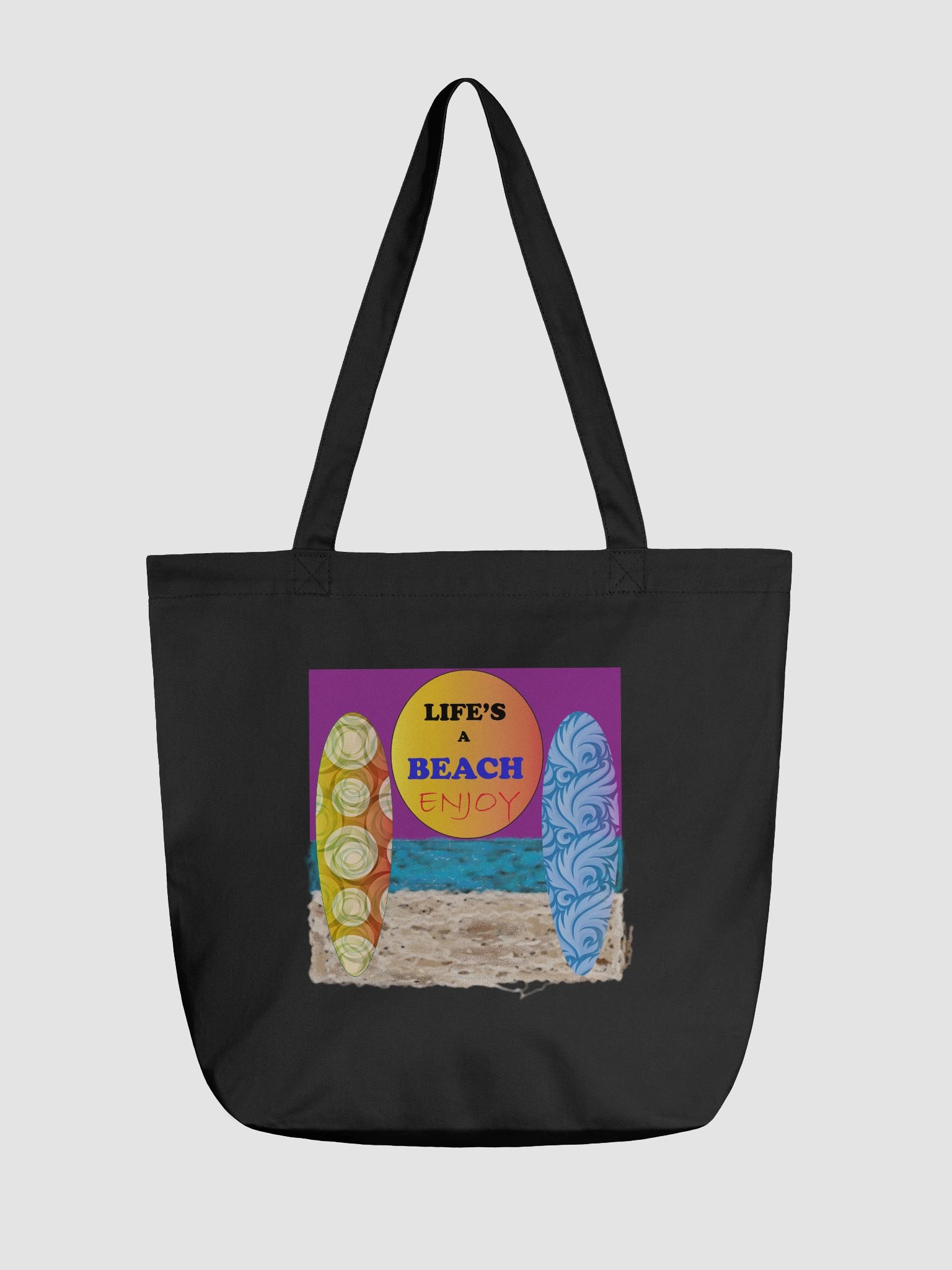 Sunset Surf Eco Tote Bag product image (1)