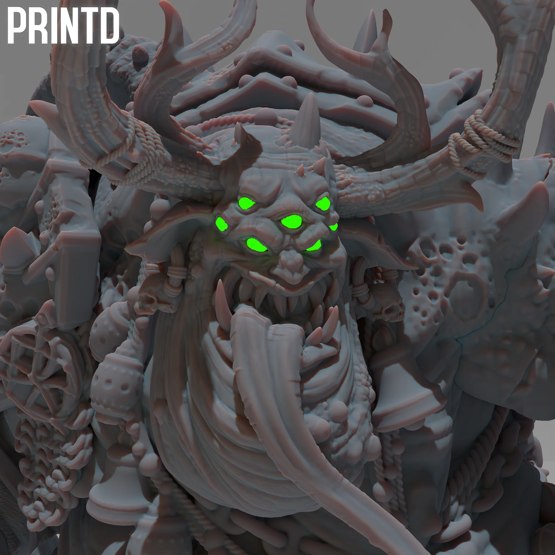 Bozzoth Greater Plague - Demon Resin 3D Printed Model product image (1)