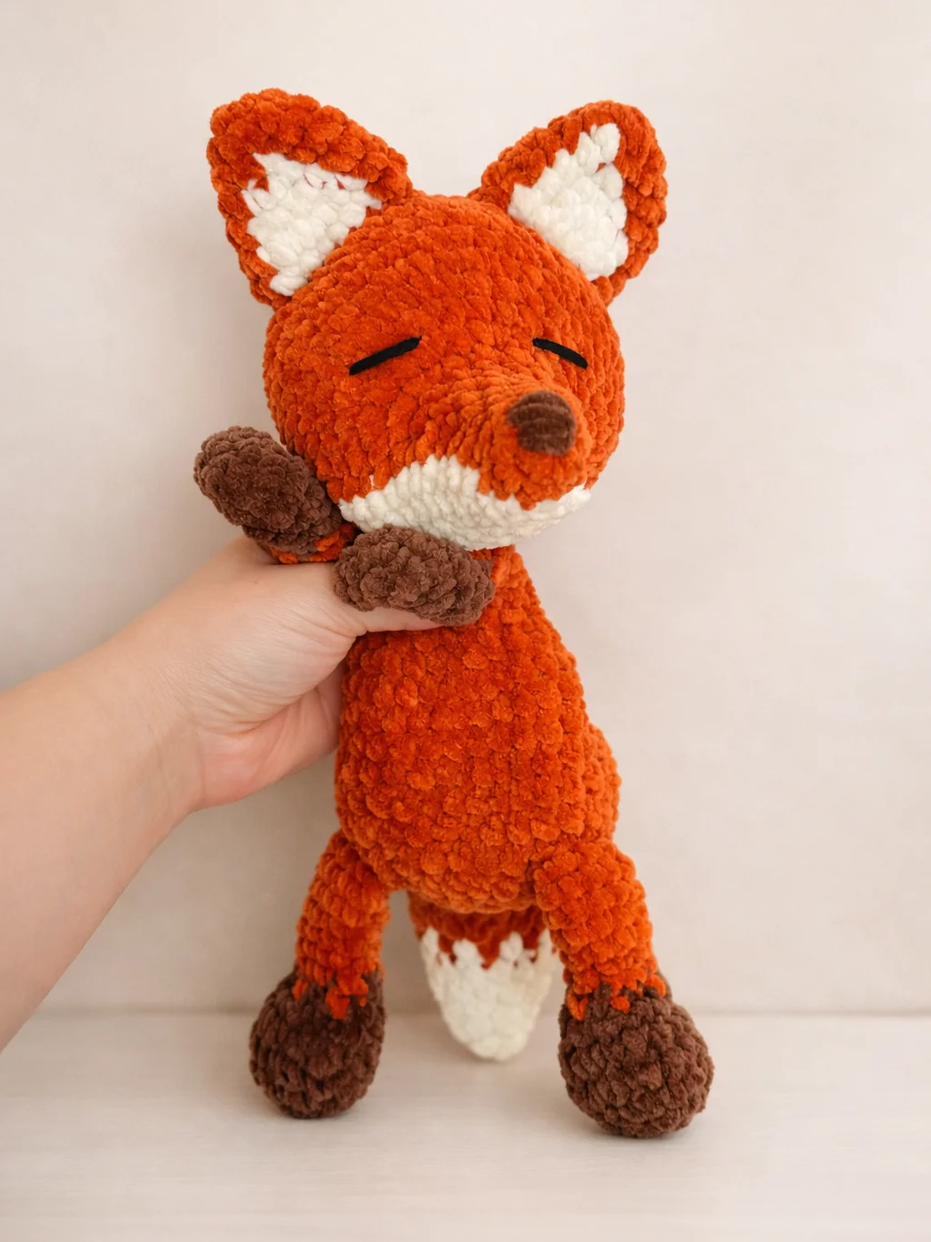 Crochet Pattern: Birk the Sleepy Fox PDF - US terms product image (6)