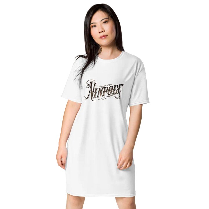 Vintage NINPOGE Ornate T-Shirt Dress product image (1)