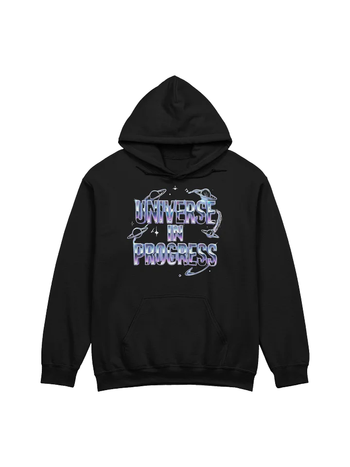 Universe In Progress – Chrome Cosmic Hoodie product image (2)