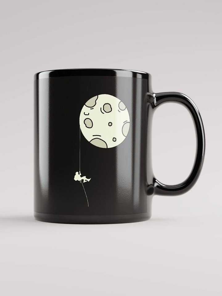 Moon Climber | Black Mug product image (1)