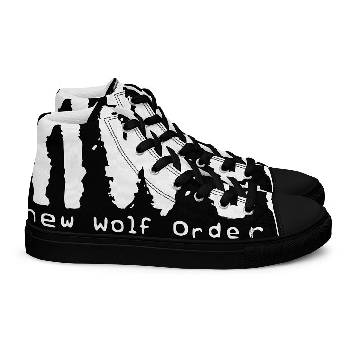 nWo Distressed Logo Men’s High Top product image (1)