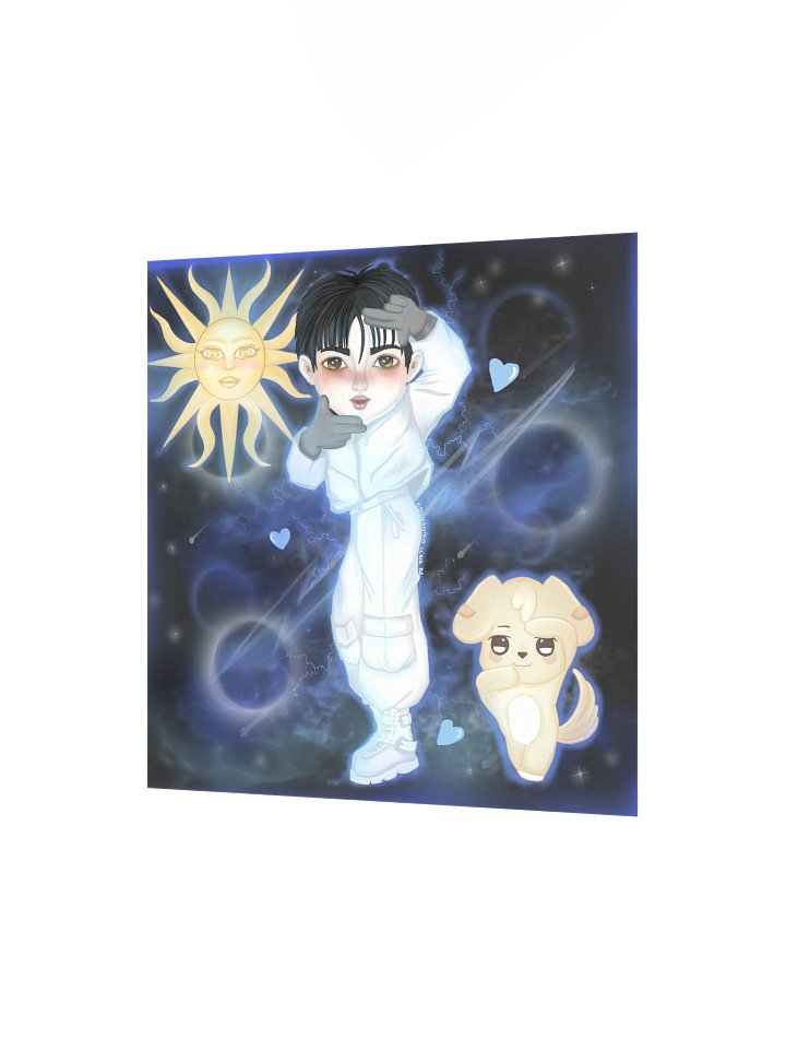 Yunho Fanart Square Poster - Ateez product image (6)