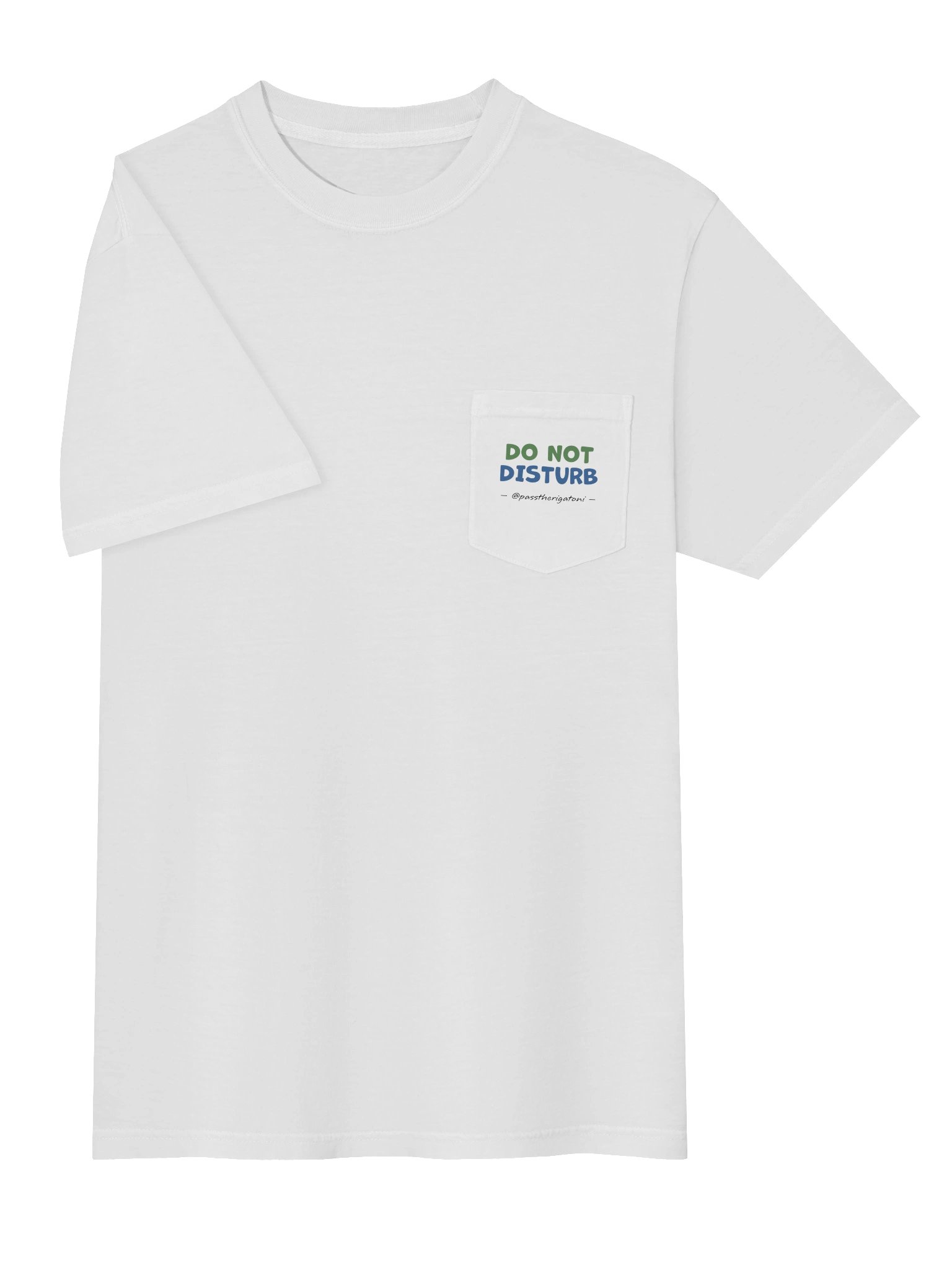 "Do Not Disturb" Pocket Tee product image (5)