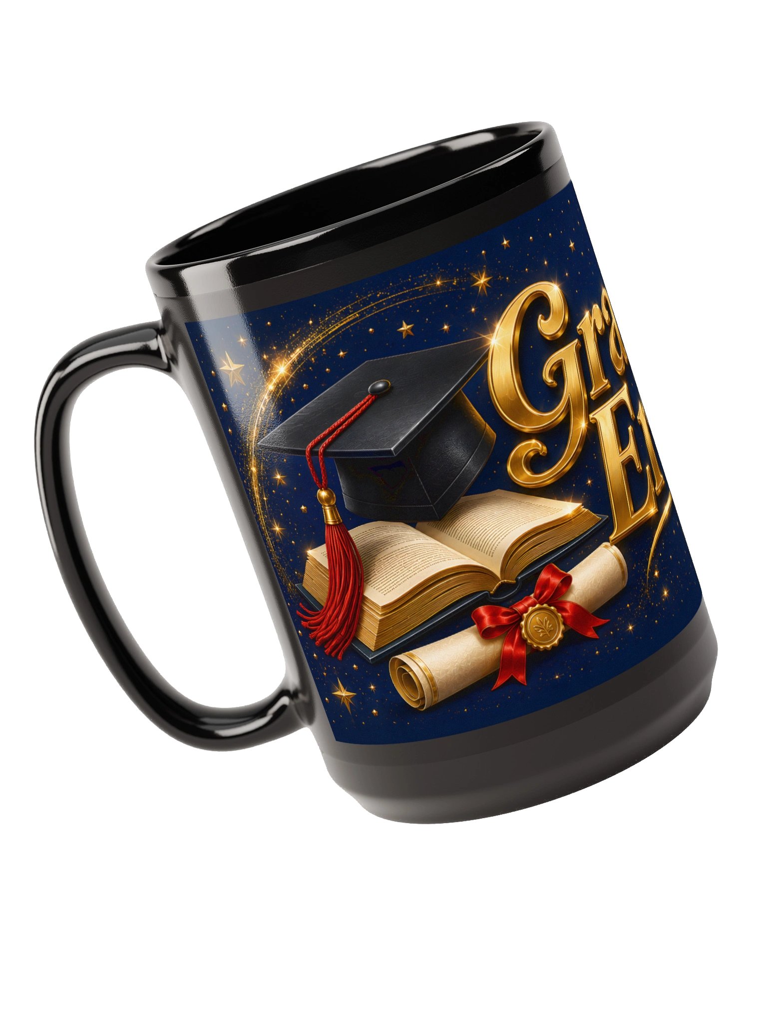 "Grad Era" Graduation Mug — Navy Wrap product image (1)