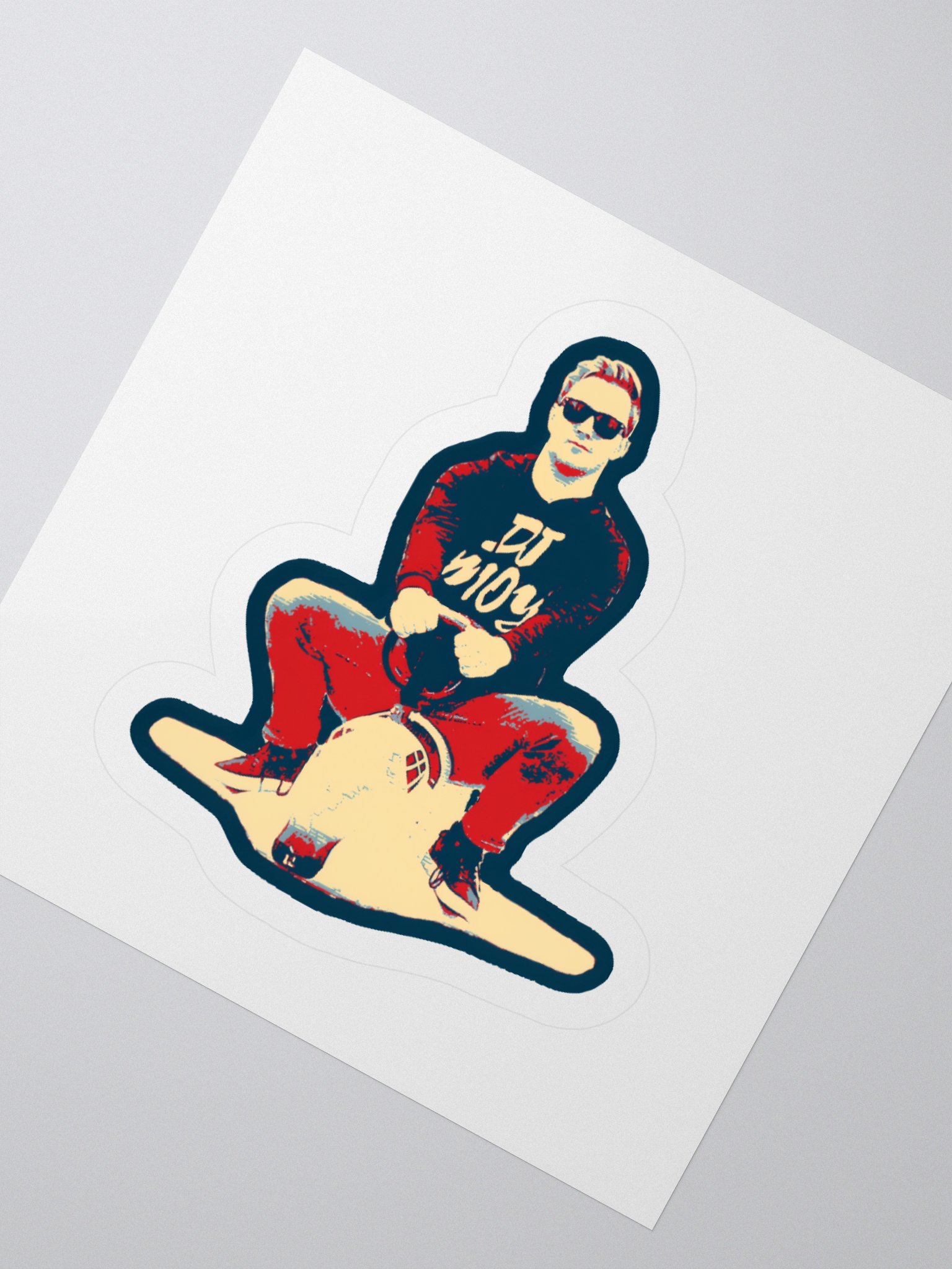 DJ Moy - Spaceship Sticker product image (3)
