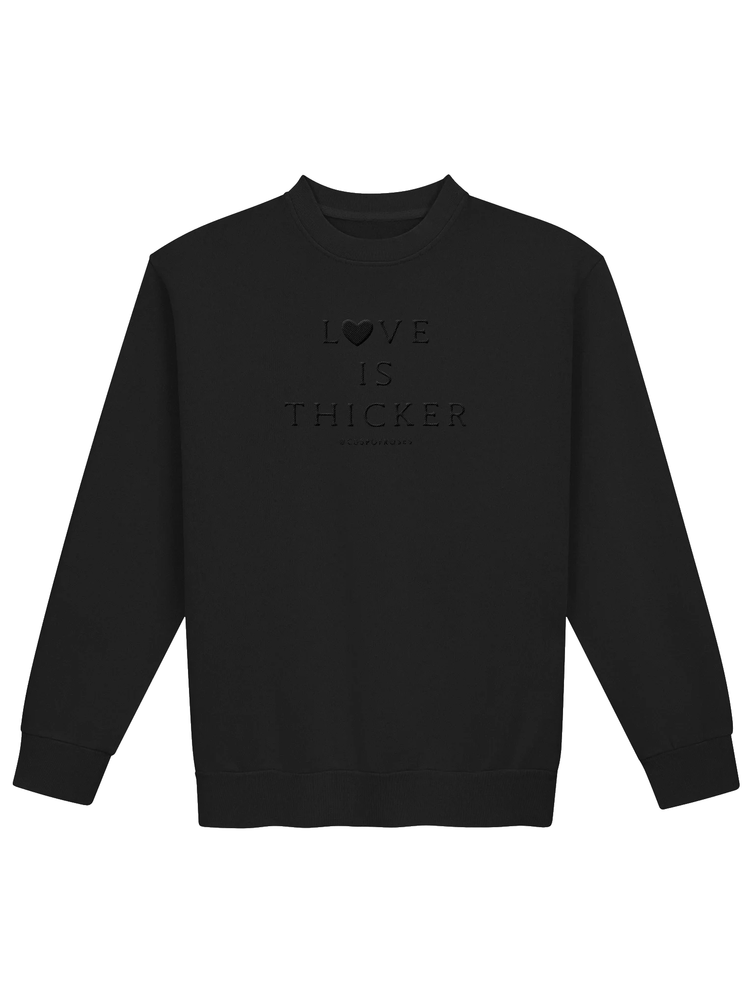 l.i.t. black embroidered sweatie product image (1)