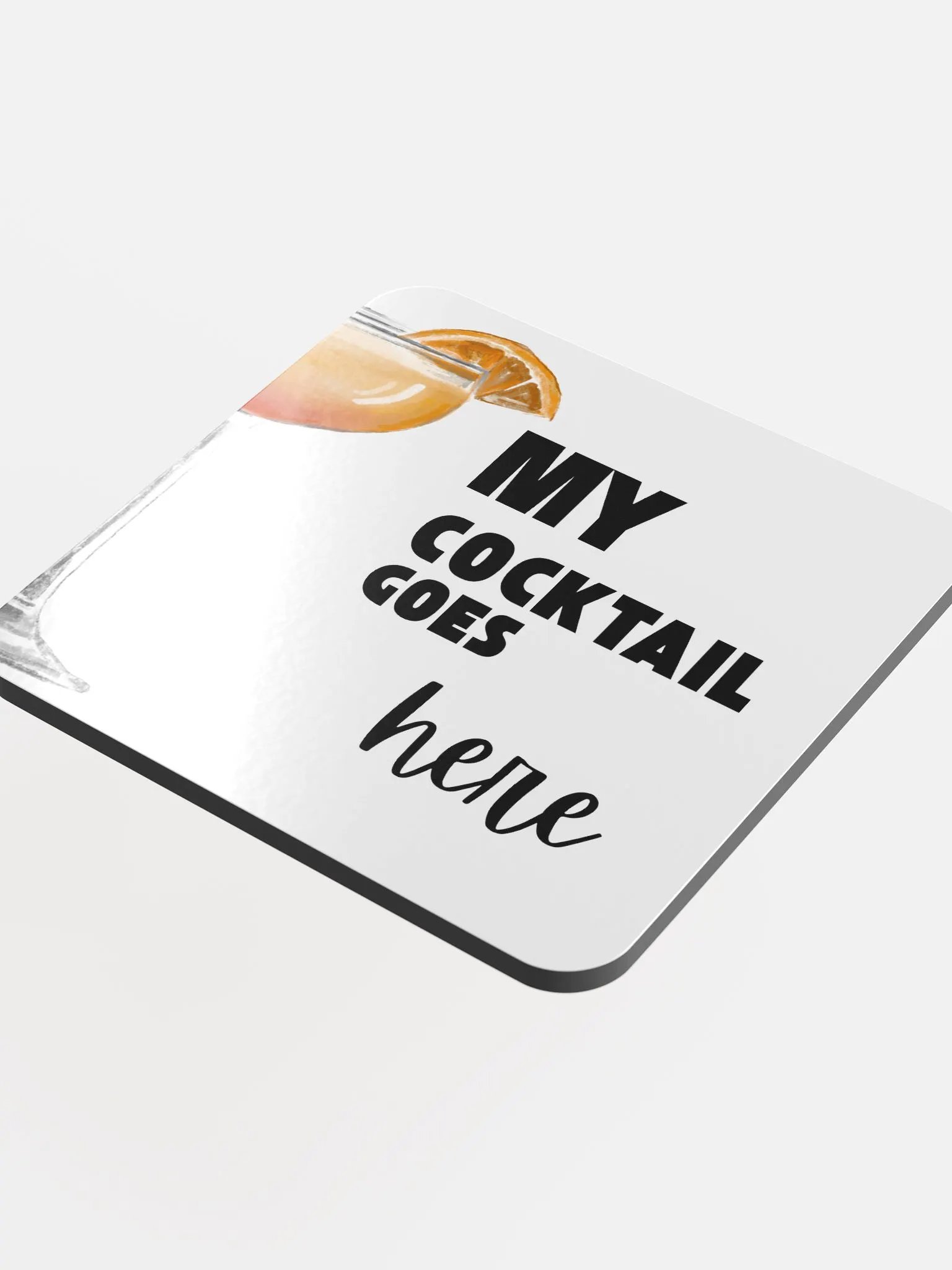 My Cocktail Goes Here Coaster Set product image (4)
