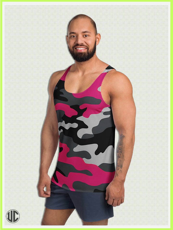 Savage Pink Camo – Men’s Tank Top product image (1)