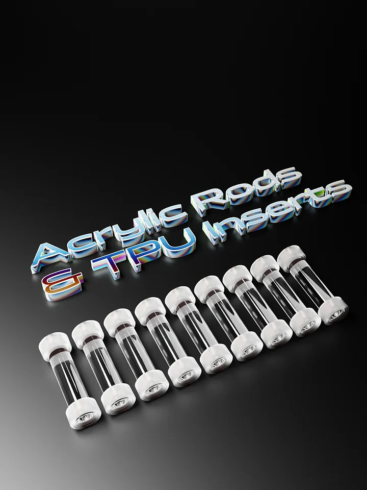 Acrylic Rods and TPU Bushings (x9 each) product image (1)