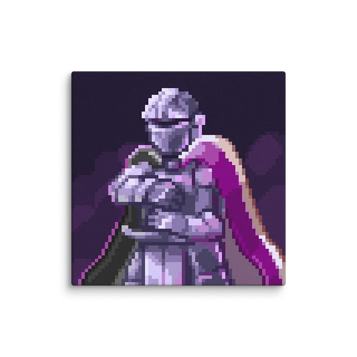 Asexual Knight Pixel Art Canvas Print product image (1)