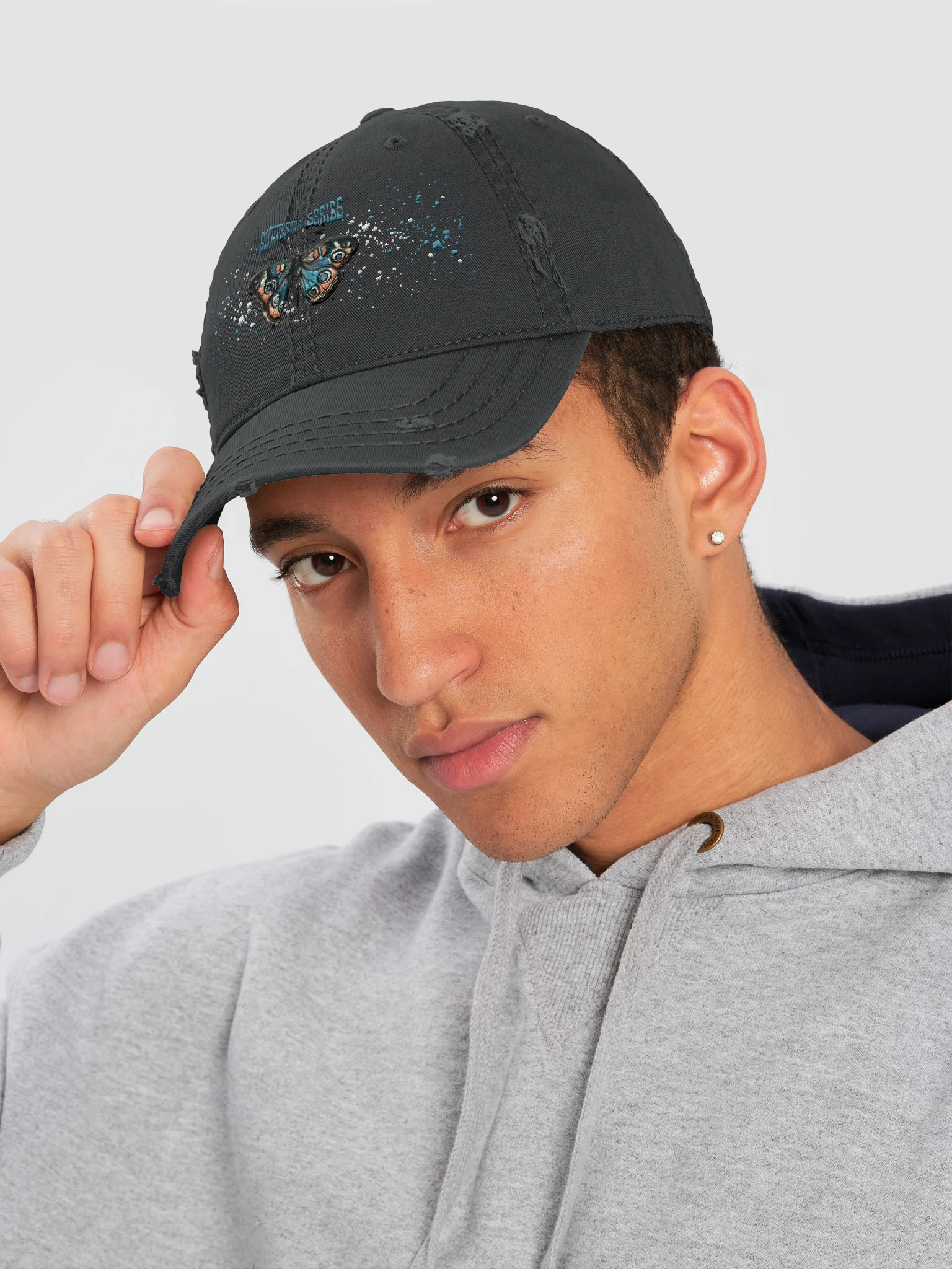 Butterfly Series Distressed Hat product image (20)