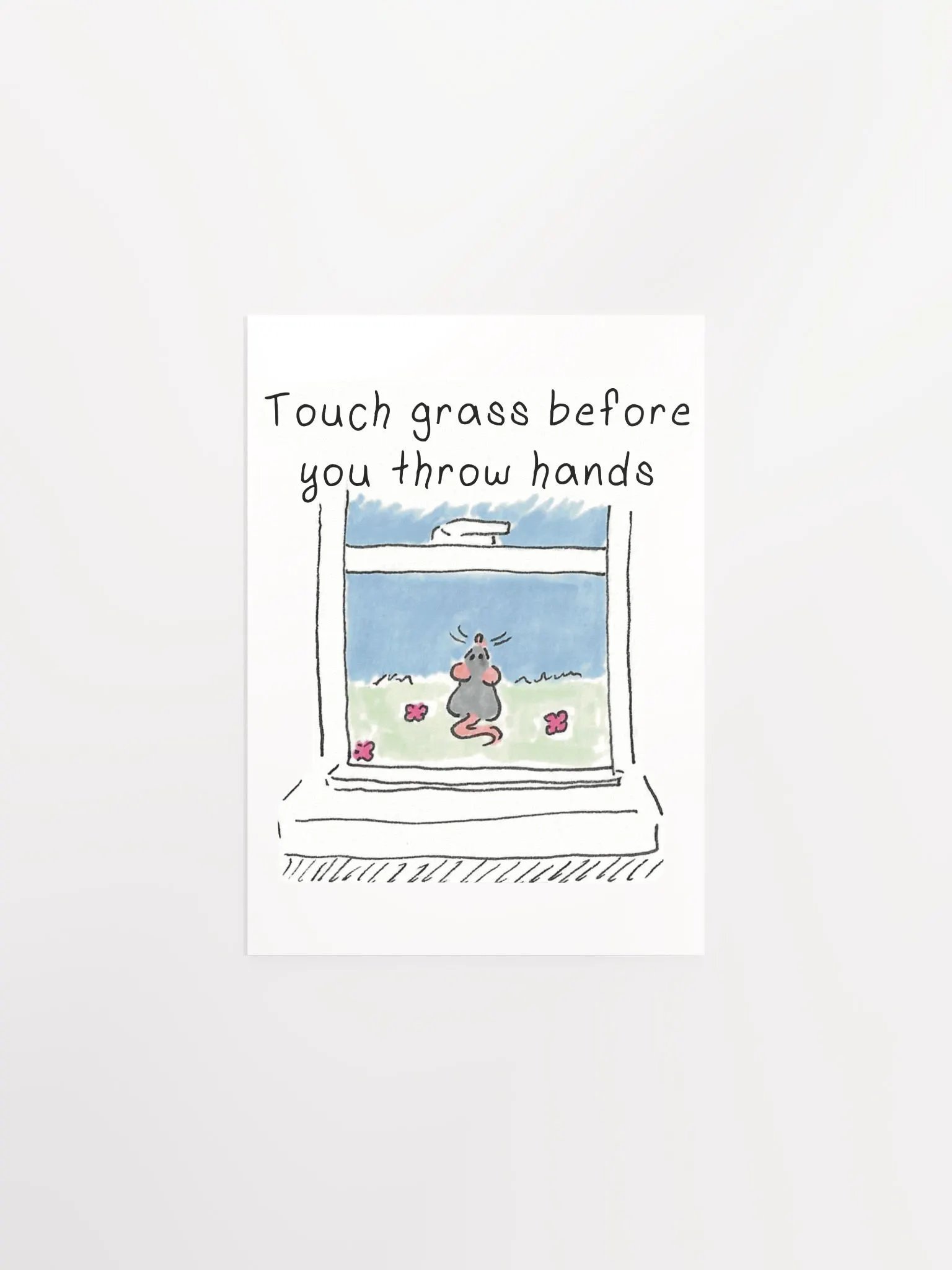 Touch Grass Print product image (4)