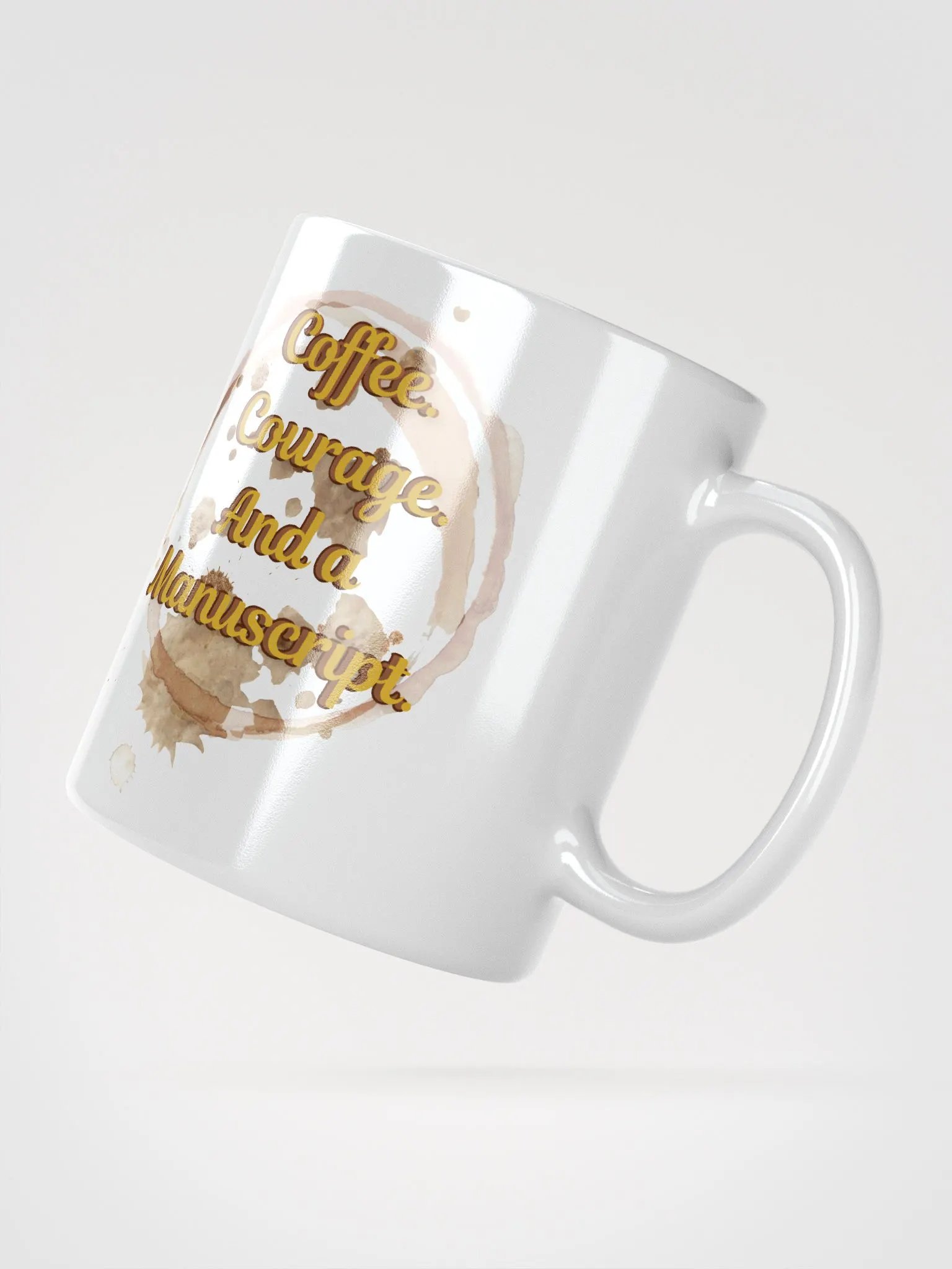 Coffee. Courage. And a Manuscript - Inspirational Writer’s Coffee Mug for Authors and Creatives product image (2)