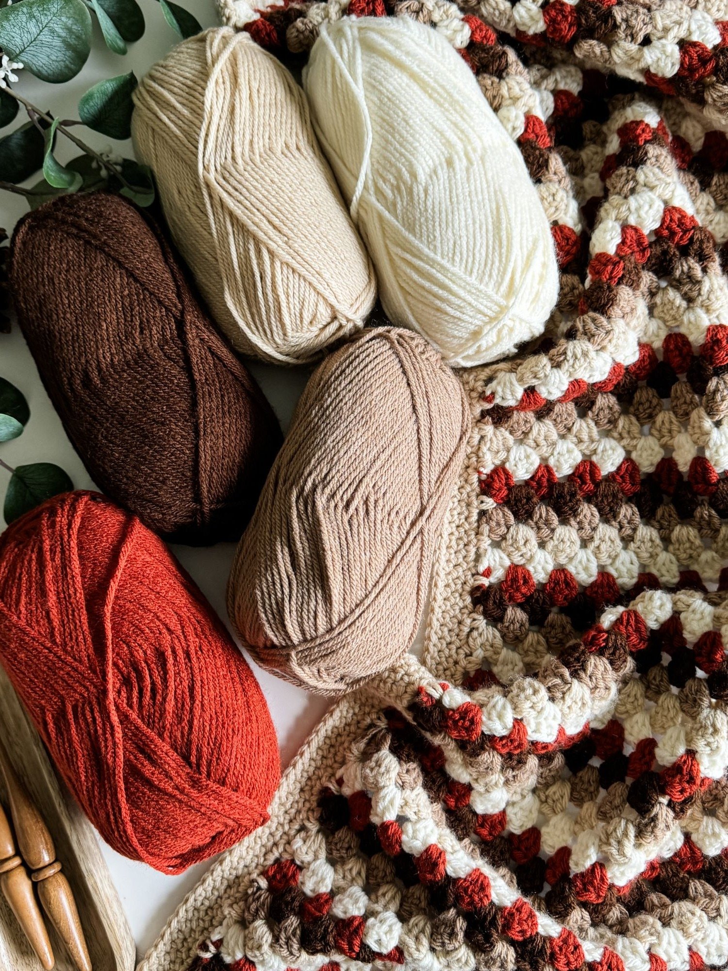 Fall For Granny Blanket Crochet Pattern product image (4)