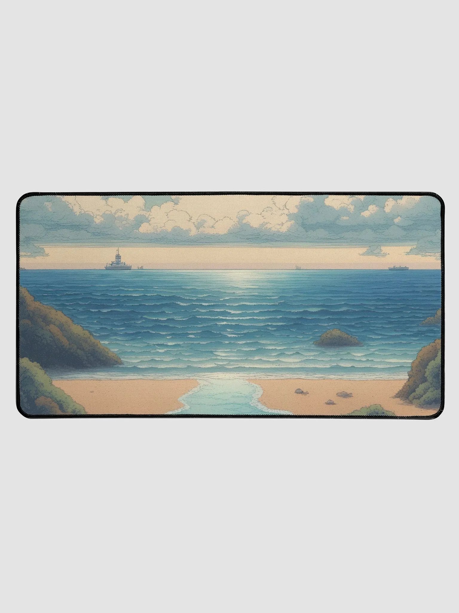 Serene Seascape Mousepad product image (1)