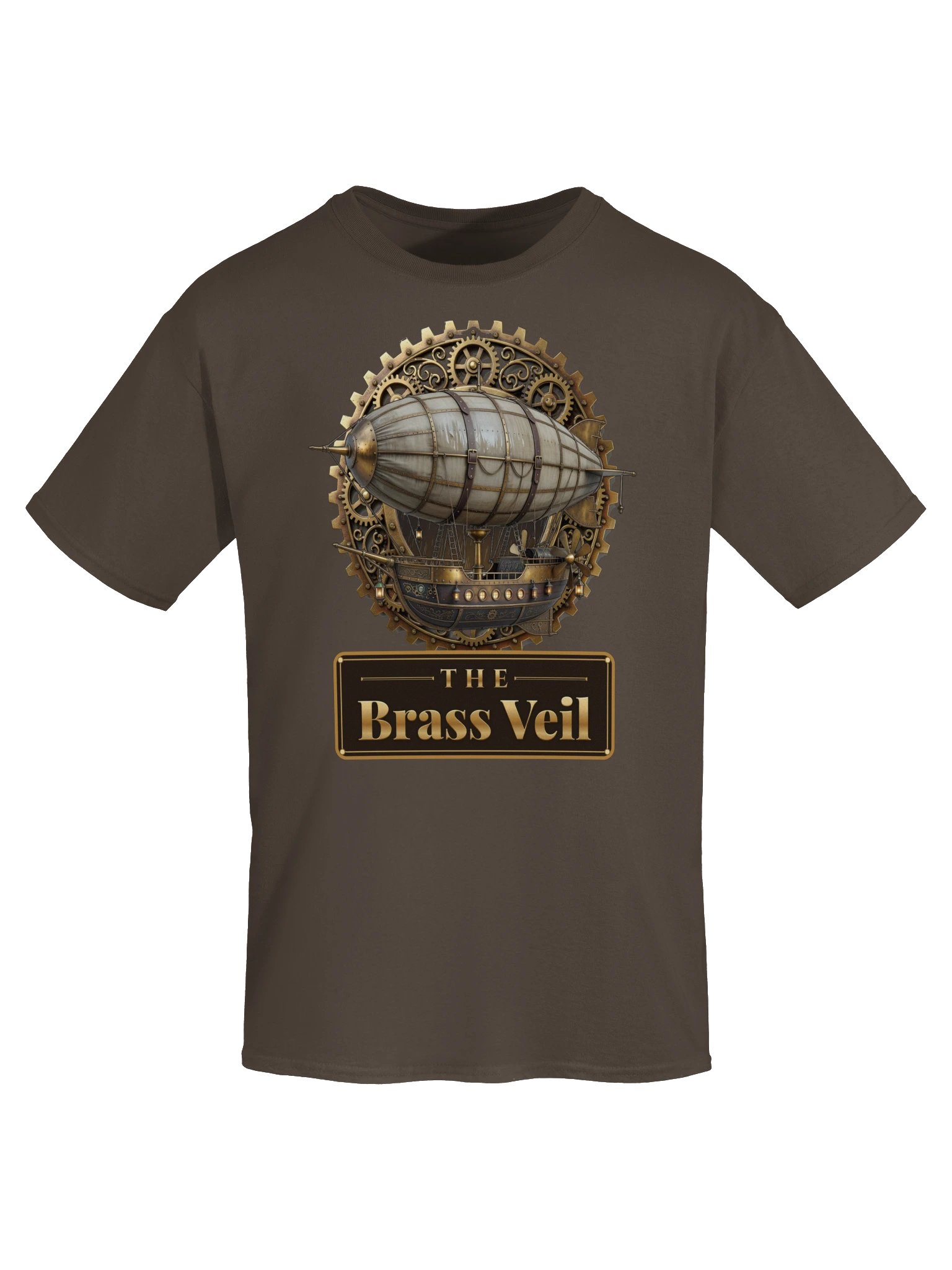 The Brass Veil — Tee (Dark Chocolate / Dark Heather) product image (5)