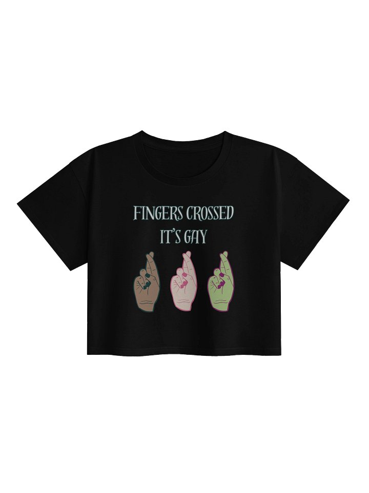 Fingers Crossed Crop Top product image (2)