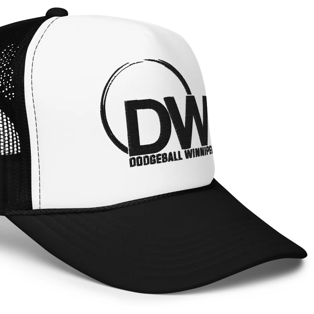 Dodgeball Winnipeg Foam Trucker Hat (Dark) product image (33)