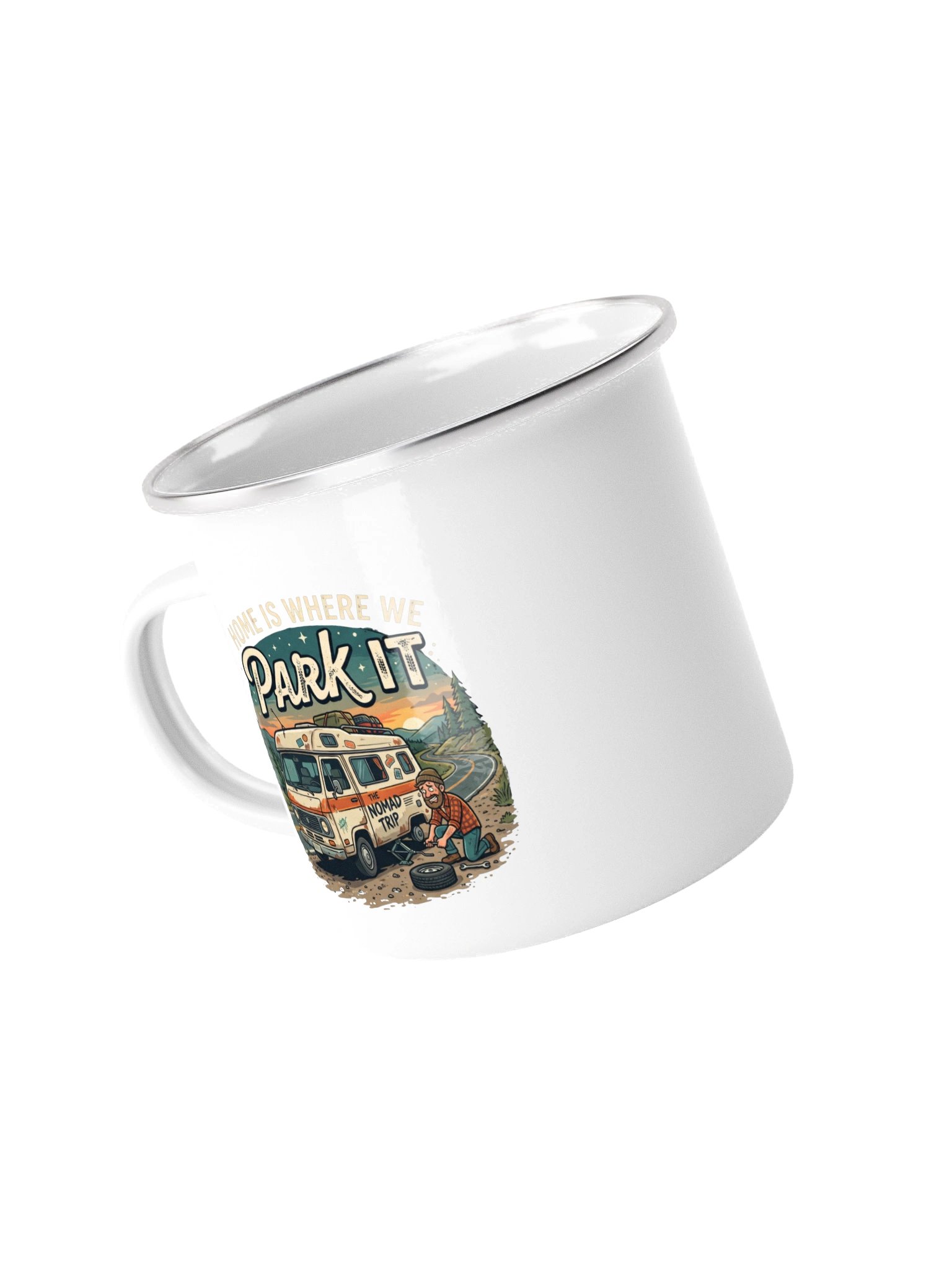 The "Unbreakable" Campfire Enamel Mug product image (4)