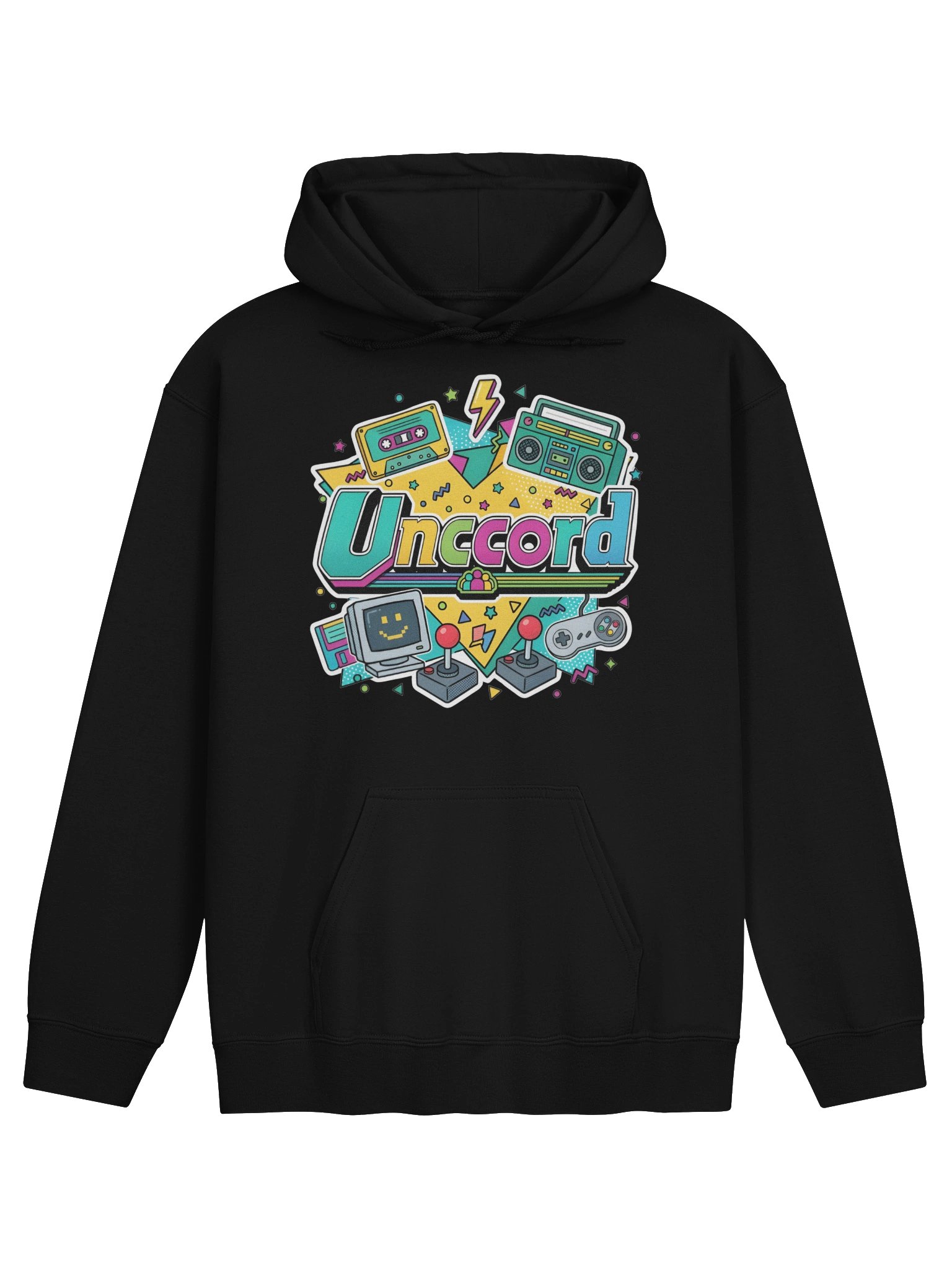 Uncord Retro Gamer Sticker Hoodie product image (1)