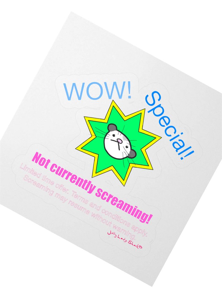 Not currently screaming! Sticker product image (6)