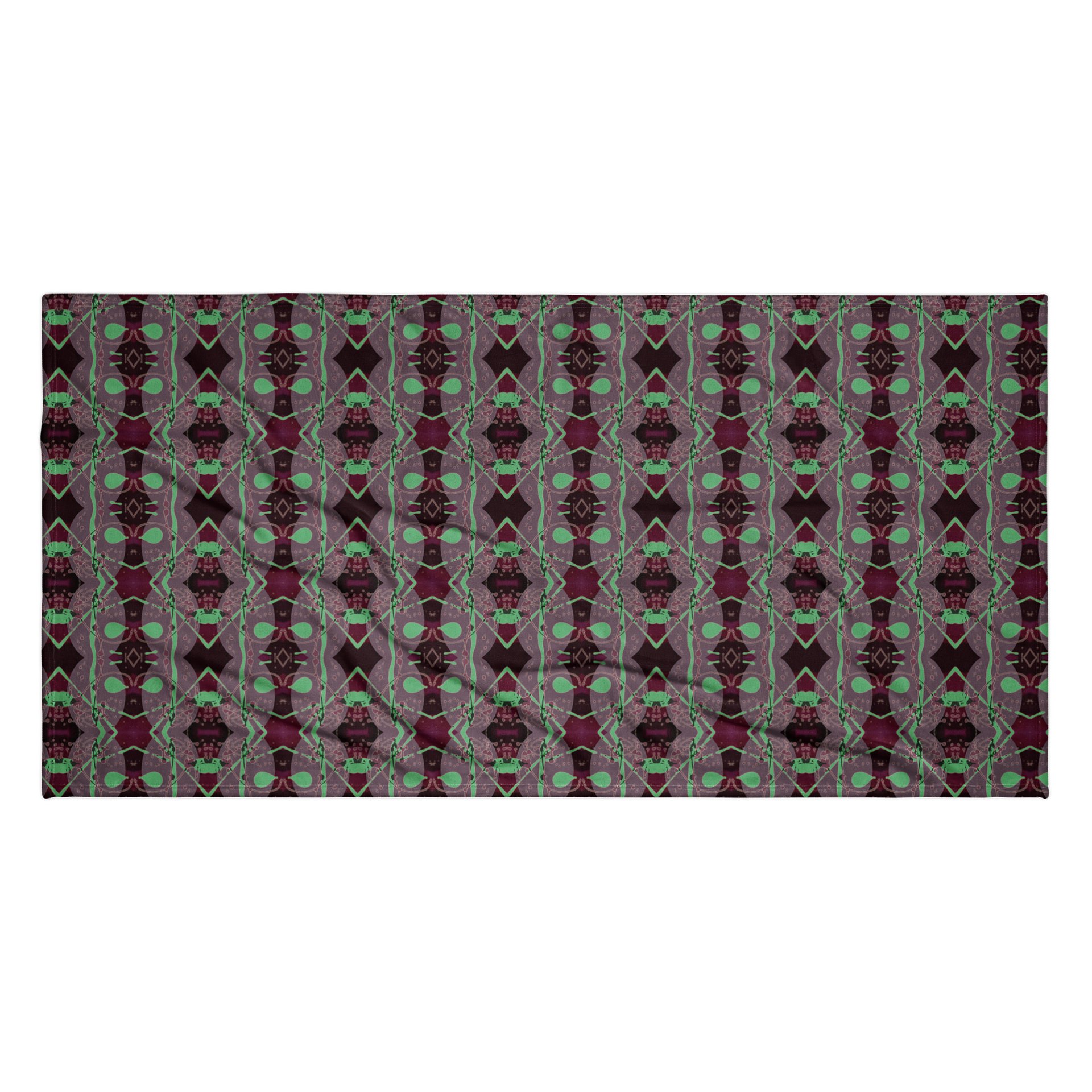 Oval Nocturne Vibrant Beach Towel product image (1)