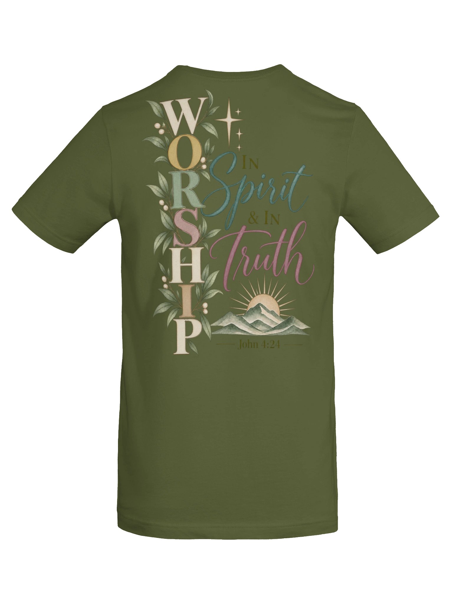 Made to Worship Premium Unisex Supersoft T-Shirt – John 4:24 Christian Worship Tee product image (50)