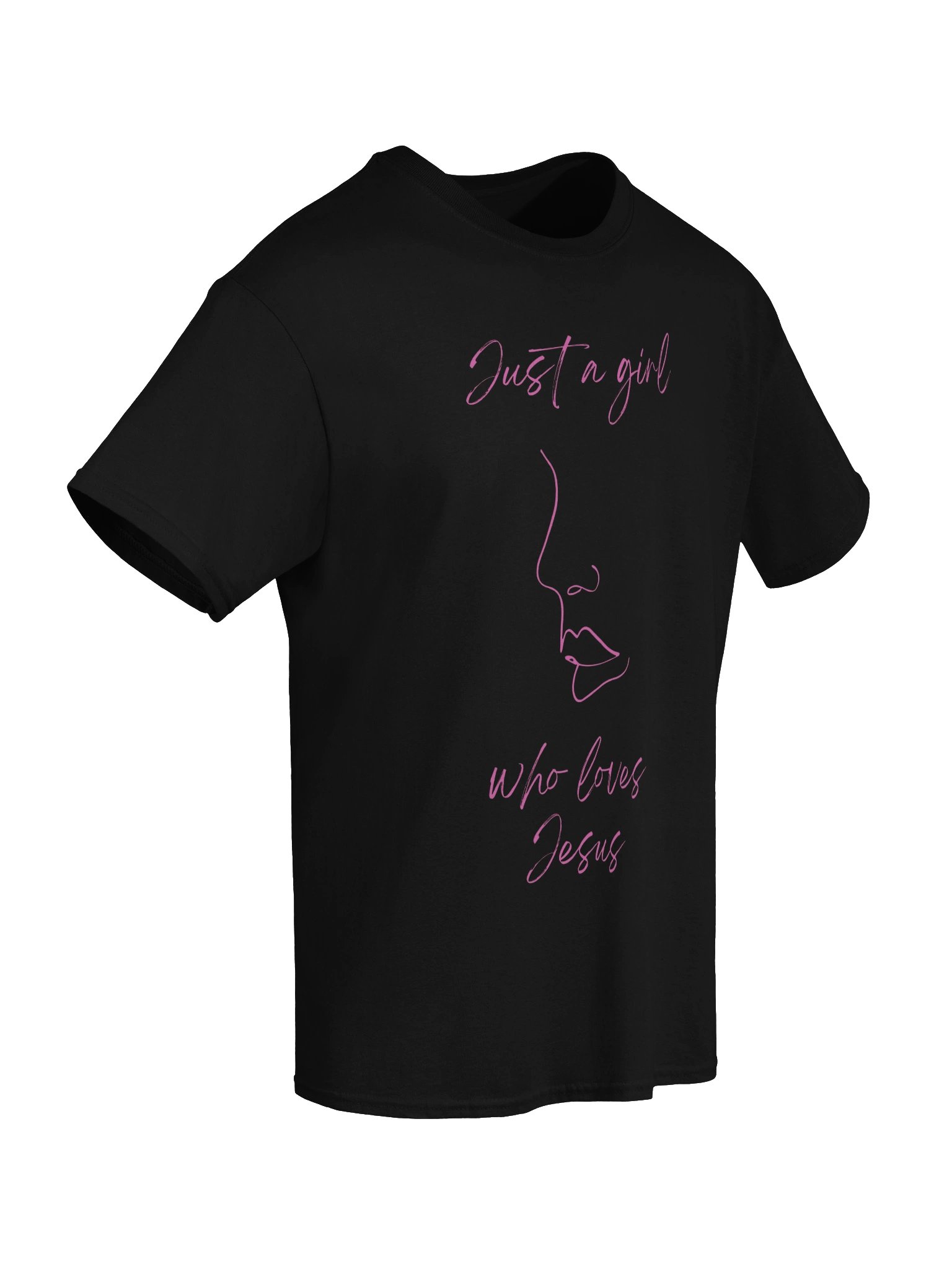 Just a Girl Who Loves Jesus Christian Women’s T-Shirt product image (8)
