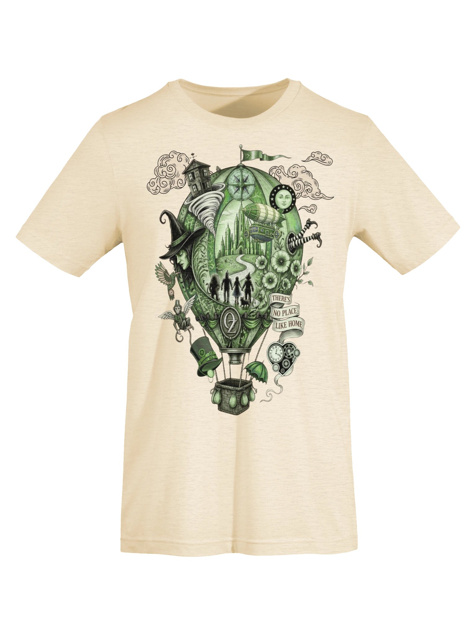 Steampunk Oz Shirt, Whimsigoth Land of Oz Hot Air Balloon Tee product image (6)