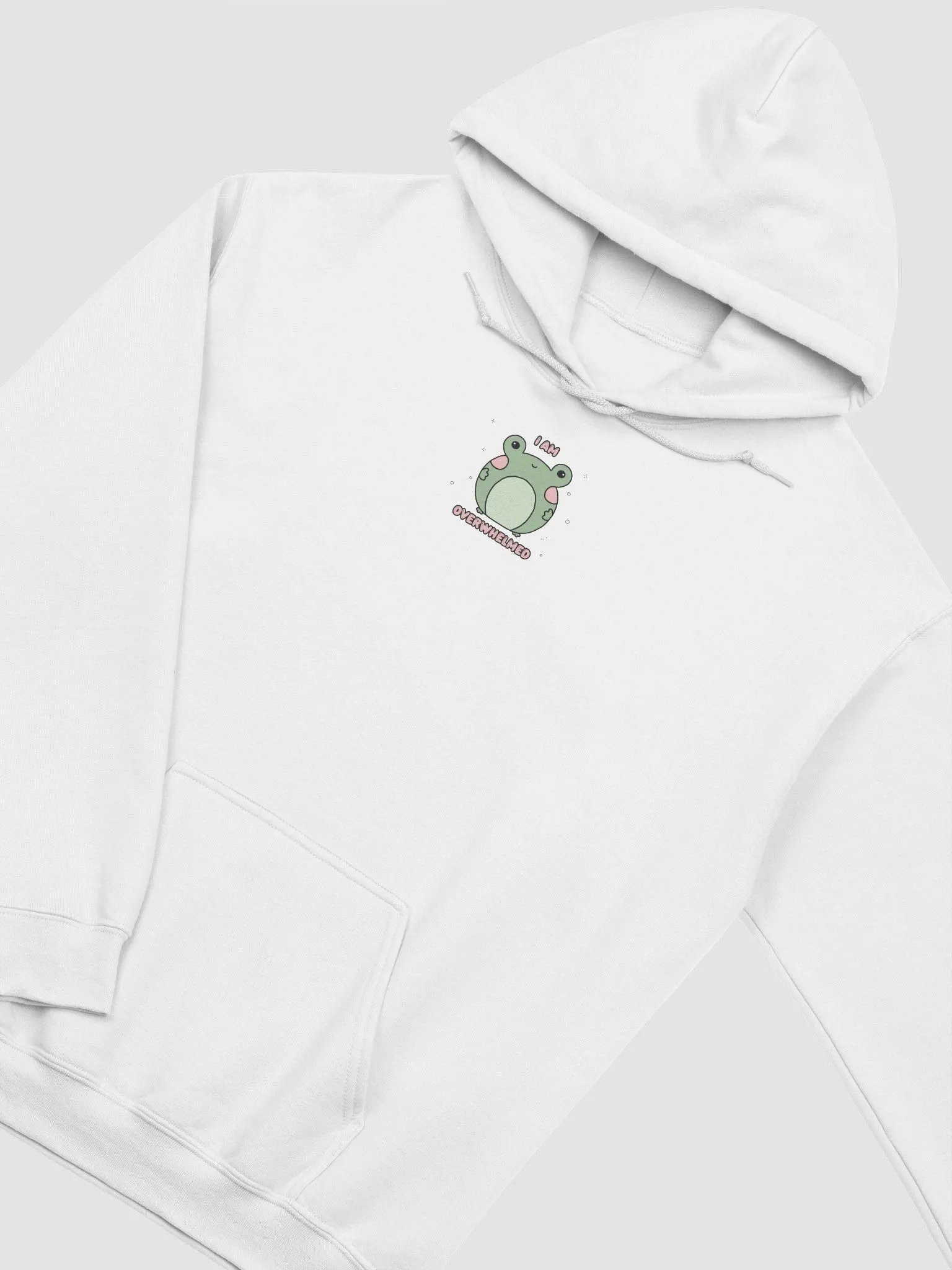 I Am Overwhelmed Frog Hoodie product image (2)