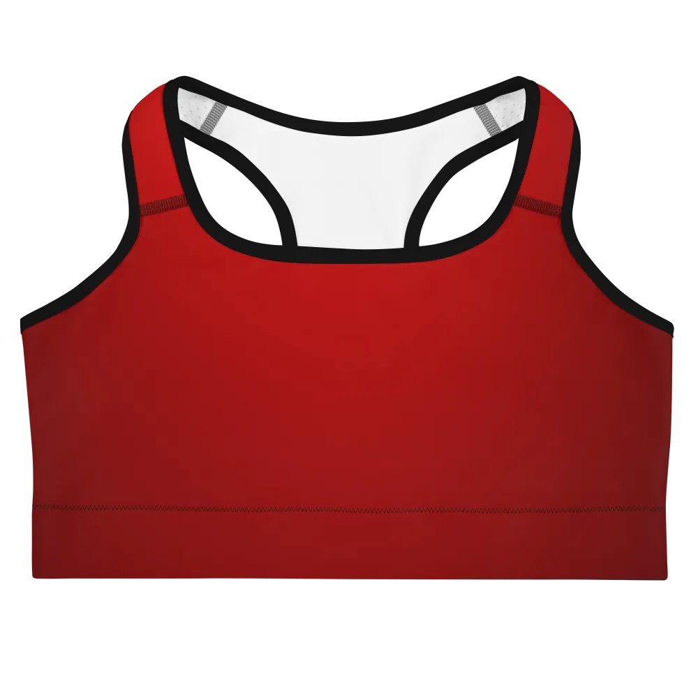 Red Gradient Power Sports Bra product image (3)