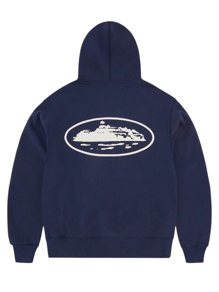 ISLAND PUFF PRINT ZIP HOODIE [NAVY] product image (2)