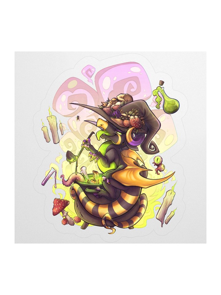 Witch Dragon - Halloween 2024 - sticker product image (1)