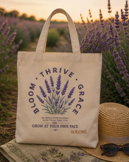 Botanical - Lavender Tote