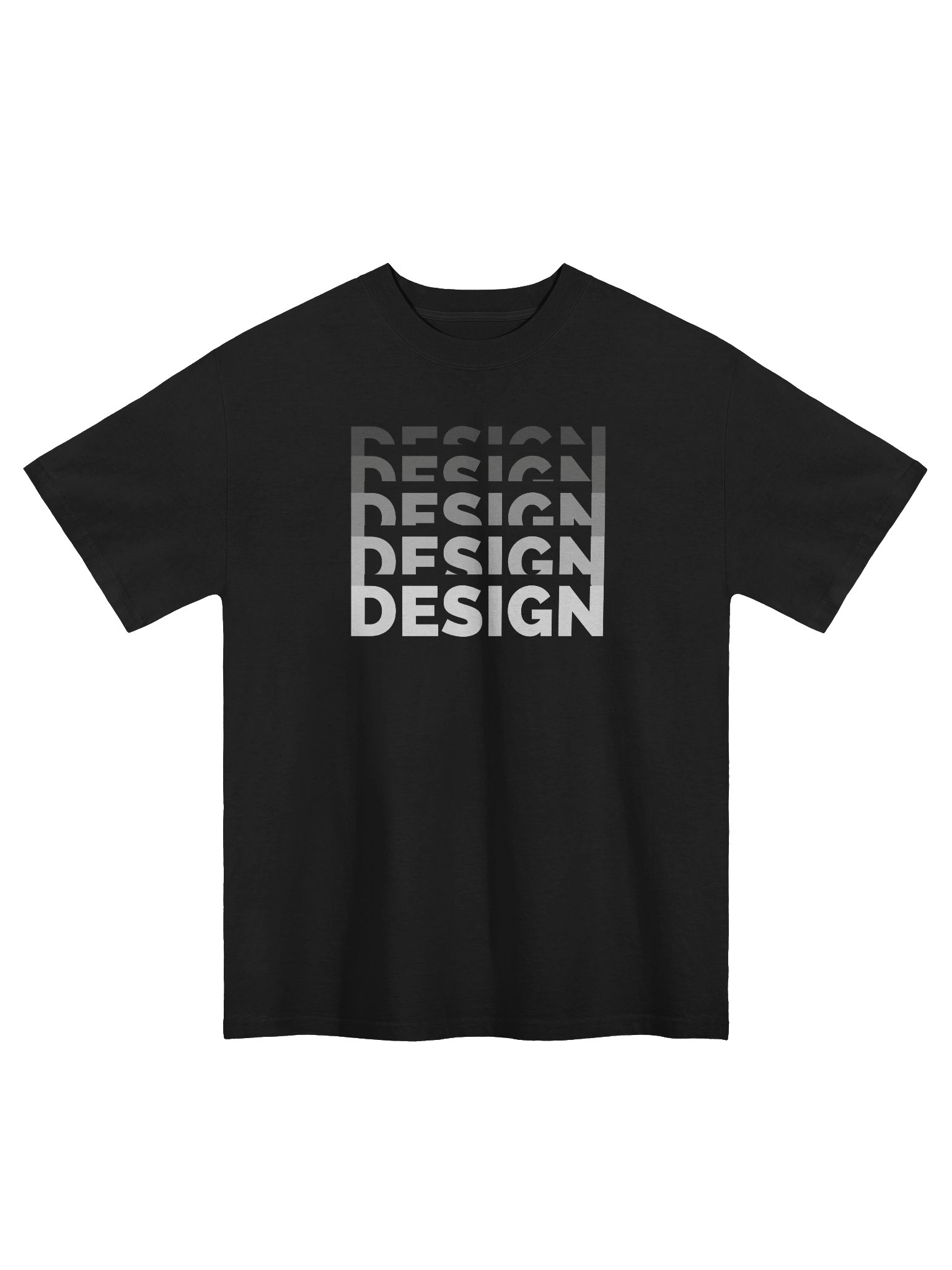Gradient Design Oversized Tee product image (3)