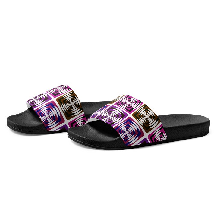 Hypnotic Geometric Women's Slides product image (2)