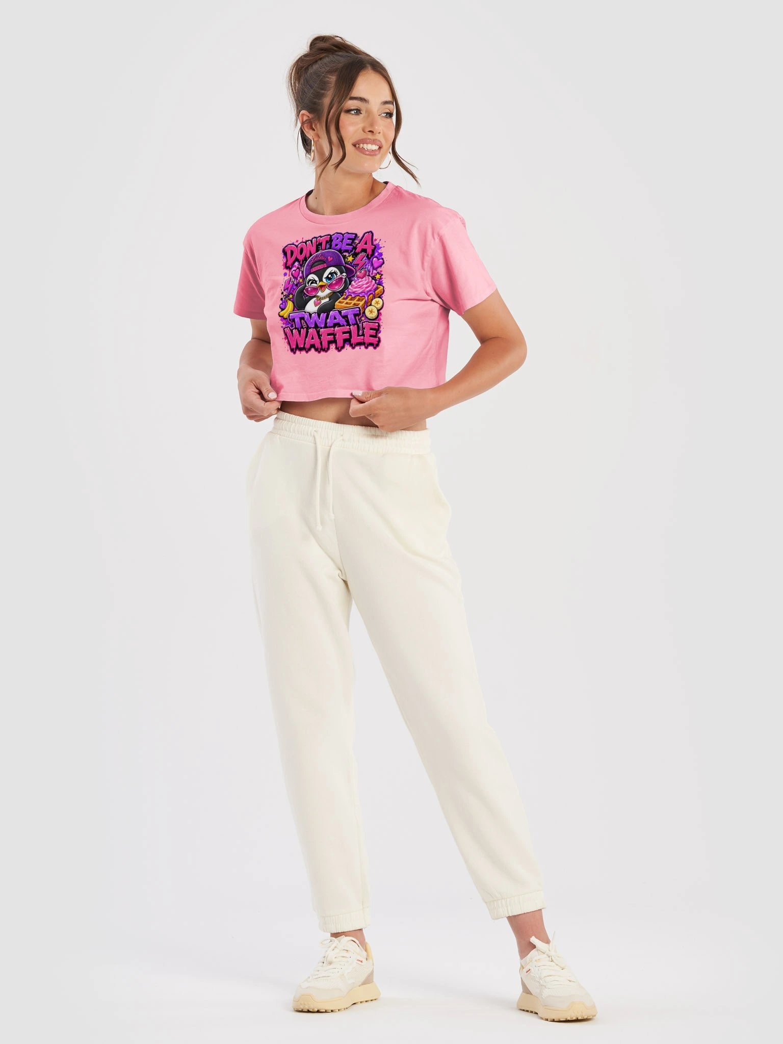 Don't Be A Twat Waffle Lulu Crop Top product image (25)